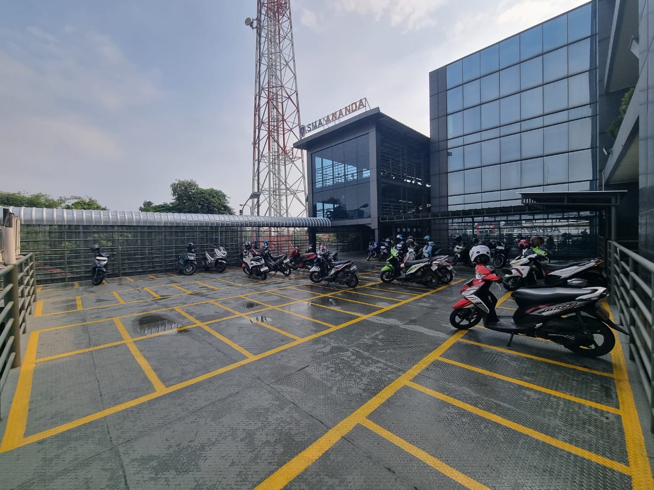 Motorcycle Parking Only